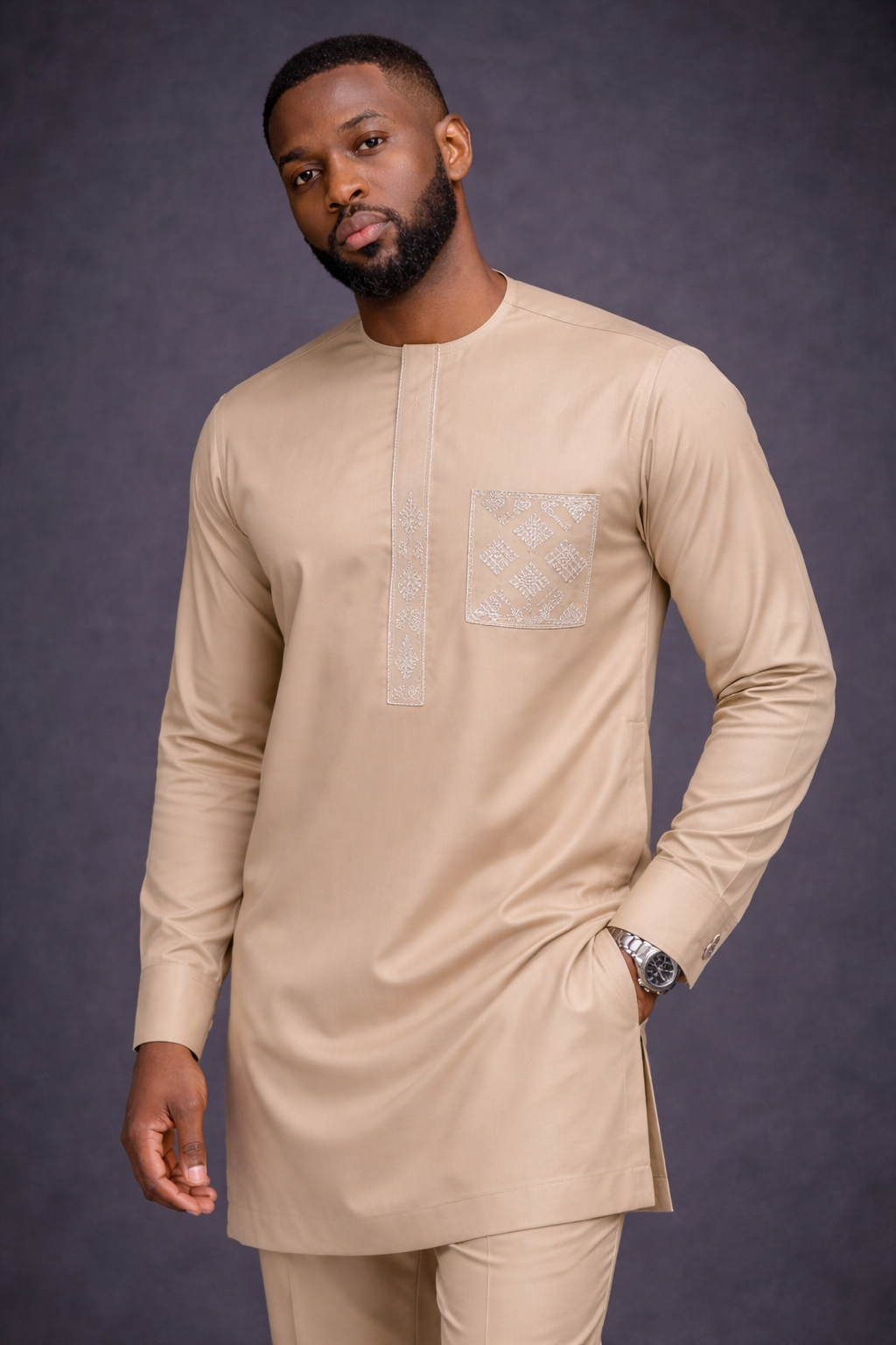 Ensemble Tunique Blanc Pur