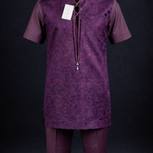 Ensemble Tunique-Homme Violet Prune